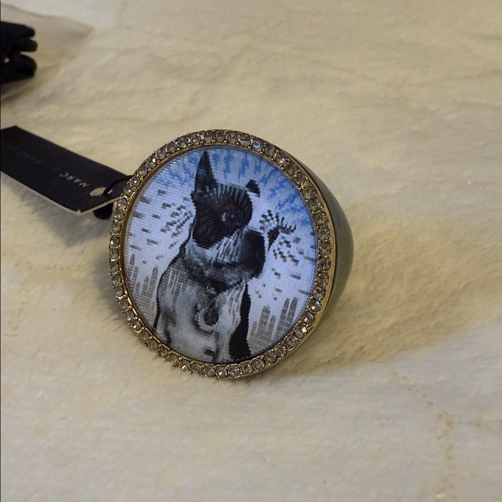Marc By Marc Jacobs Dog Ring Iridescent Hologram - Picture 4 of 6